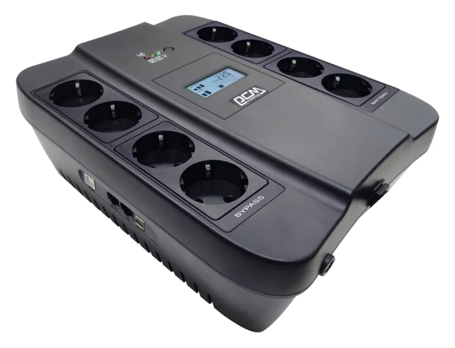 Источник бесперебойного питания Powercom Spider SPD-1100U LCD USB