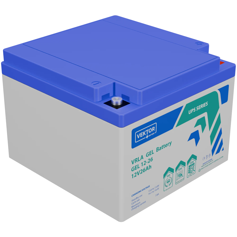 Аккумуляторная батарея VEKTOR ENERGY GEL 12-26