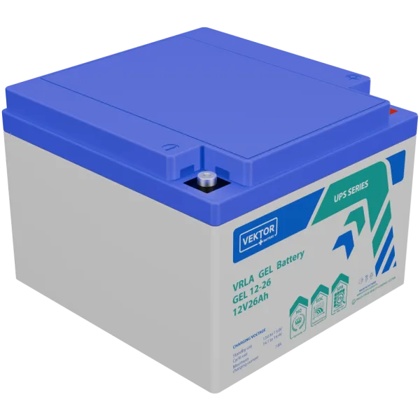 Аккумуляторная батарея VEKTOR ENERGY GEL 12-26