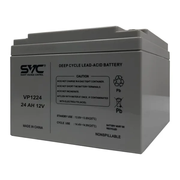 Аккумуляторная батарея SVC VP1224 (12В/24Ач)