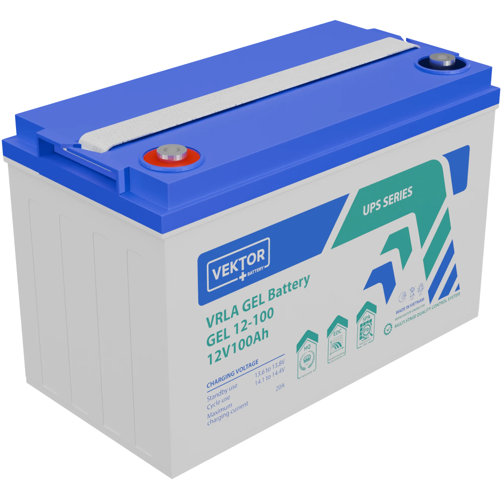 Аккумуляторная батарея VEKTOR ENERGY GEL 12-100