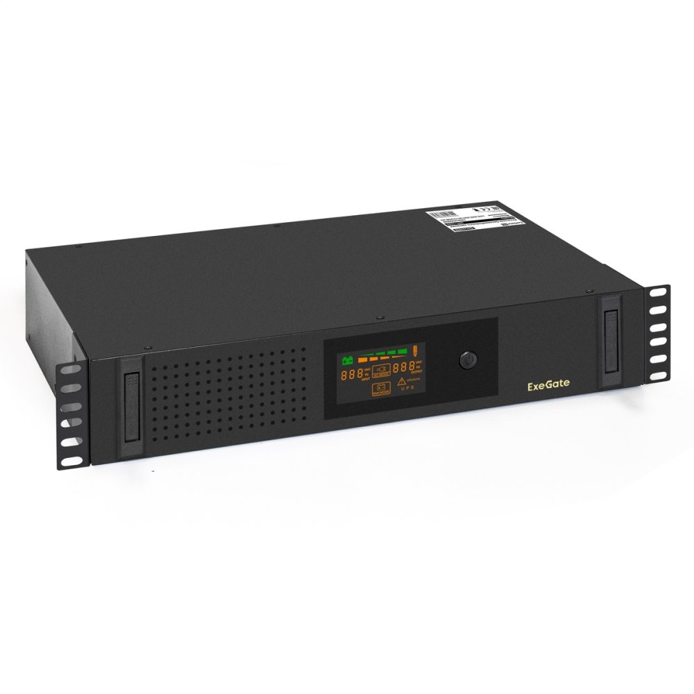 ИБП ExeGate ServerRM UNL-1000.LCD.AVR.2SH.3C13.USB.2U