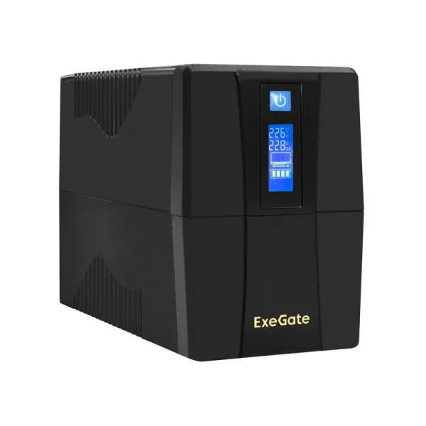 ИБП ExeGate Power Smart ULB-600.LCD.AVR.4C13.RJ.USB