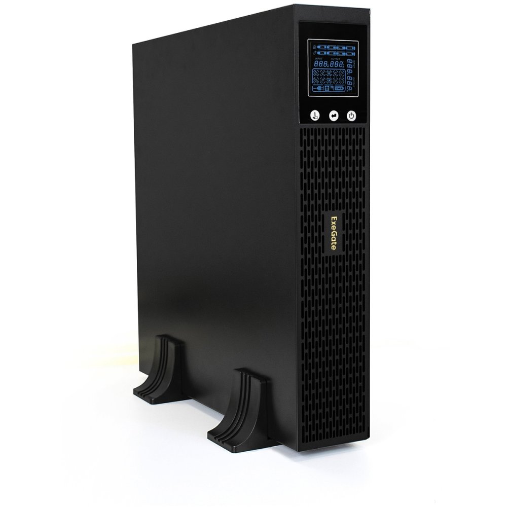 ИБП ExeGate SinePower UHB-1000.LCD.AVR.C13.RJ.USB.2U
