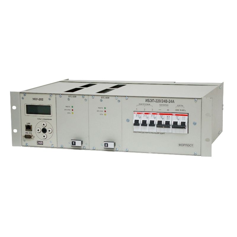 ИБЭП-220/24В-24А-2/2 (360)-3U