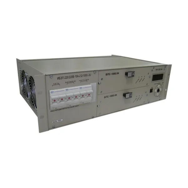 ИБЭП-220/220В-10А-2/2 (1000)-3U-LAN
