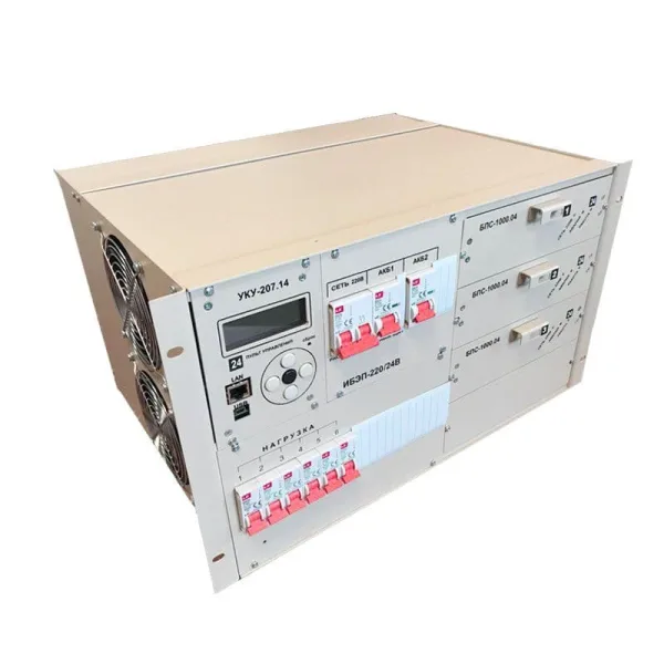 ИБЭП-220(380)/24В-120А-3/4 (1000)-6U-LAN