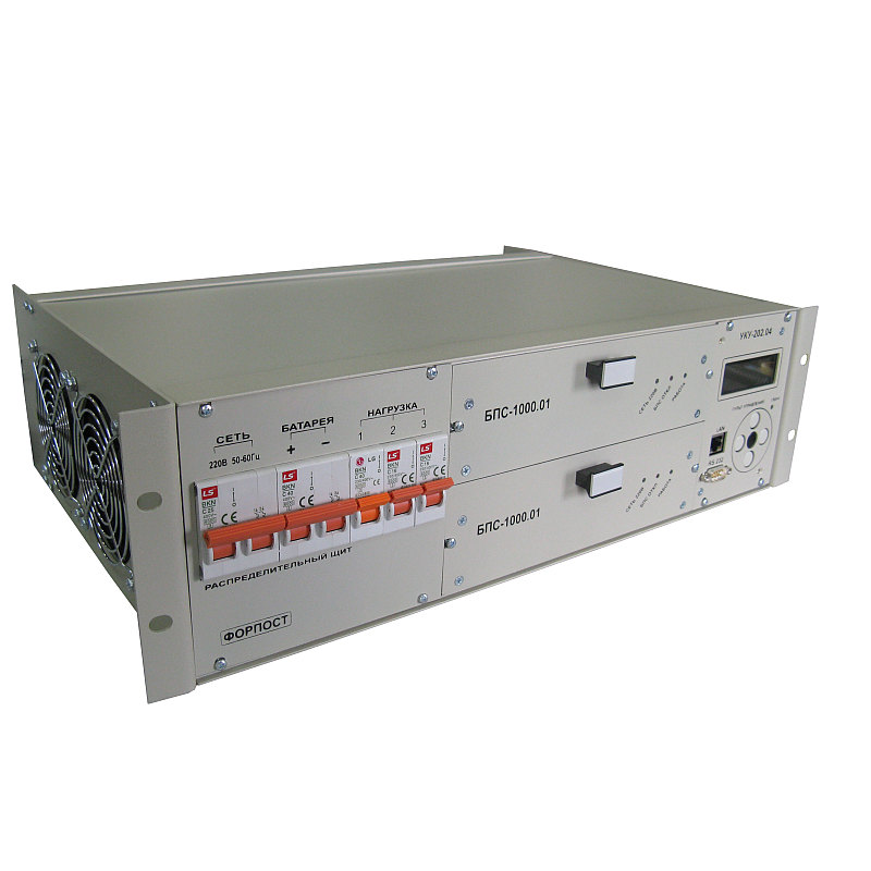 ИБЭП-220/24В-50А-2/2 (1000)-3U-LAN