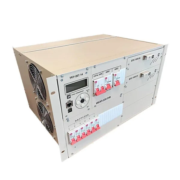 ИБЭП-220(380)/24В-120А-2/4 (1000)-6U-LAN