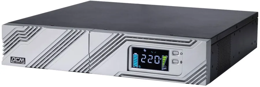 Источник бесперебойного питания Powercom Smart King RT SRT-1000A LCD