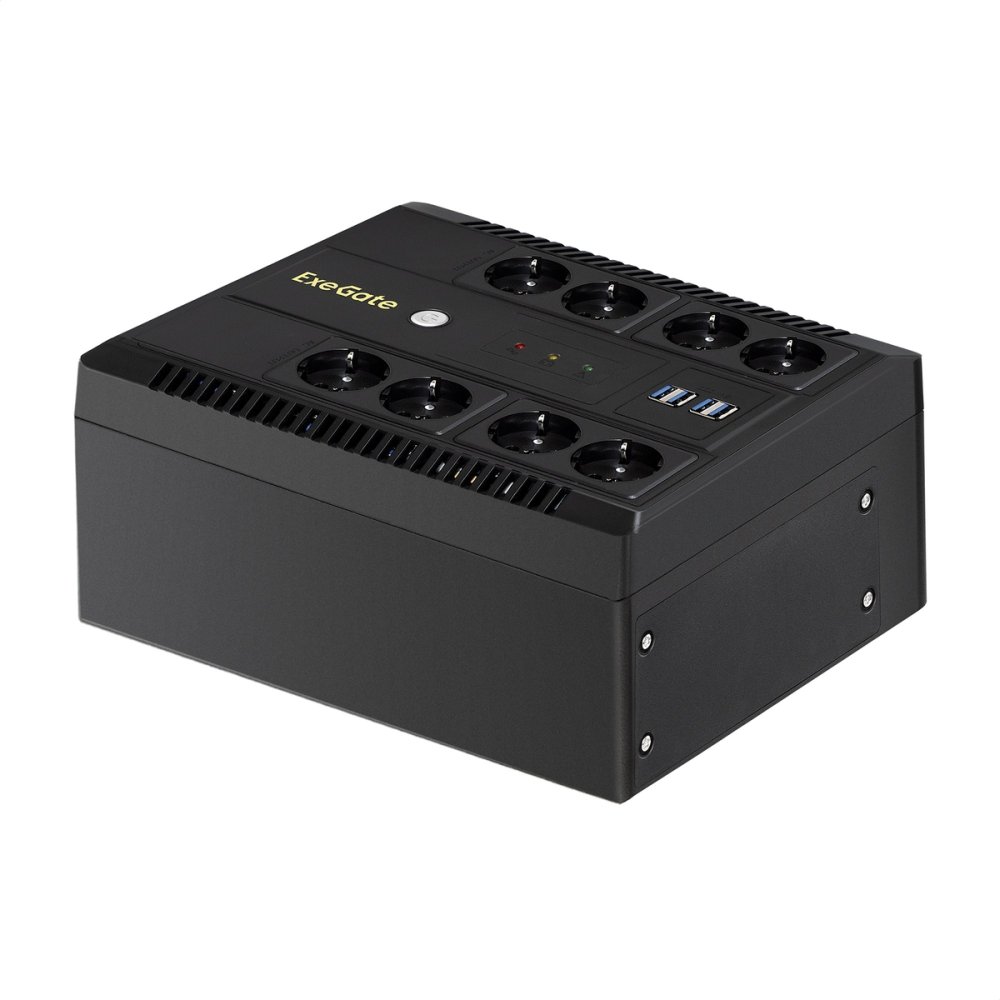 ИБП ExeGate NEO NNB-1000.LED.AVR.8SH.CH