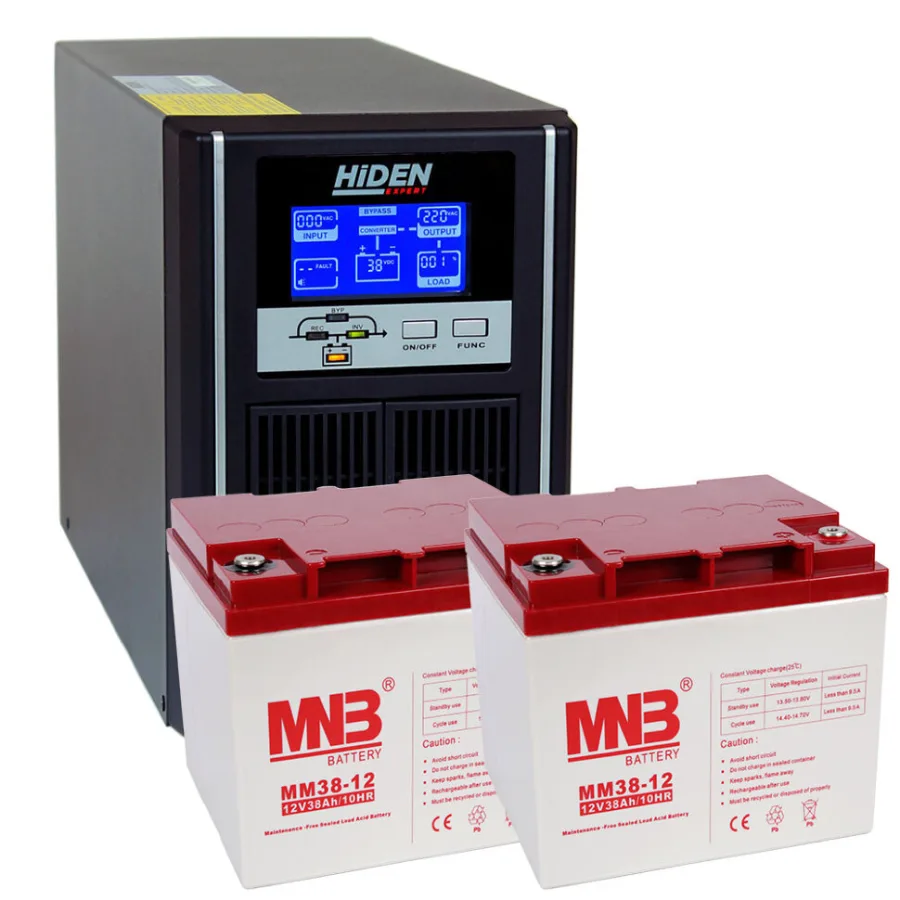 Комплект ИБП HiDEN UDC9201H-55 400 ватт 2.3 часа