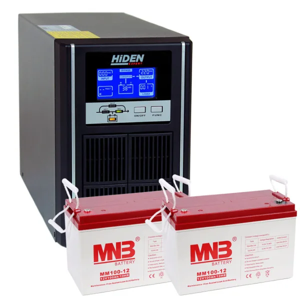 Комплект ИБП HiDEN UDC9201H-100 400 ватт 5.1 часа