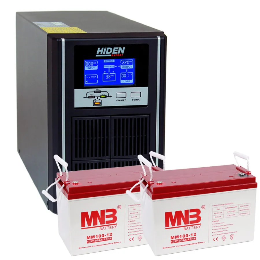 Комплект ИБП HiDEN UDC9201H-100 400 ватт 5.1 часа