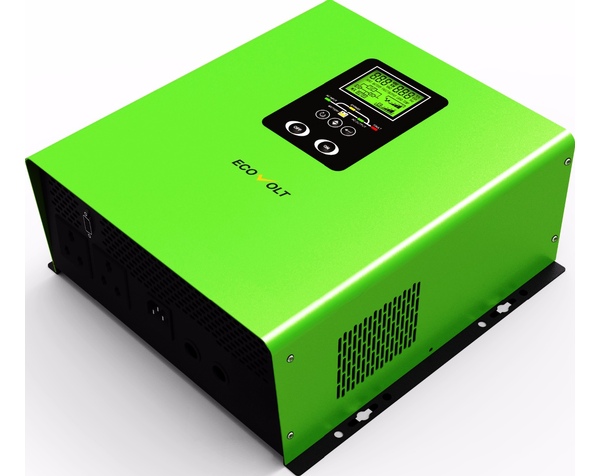 Инвертор Ecovolt TERMO 1012, 1000 Вт, внешний АКБ