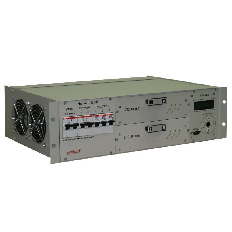 ИБЭП-220/24В-50А-2/2 (1000)-3U