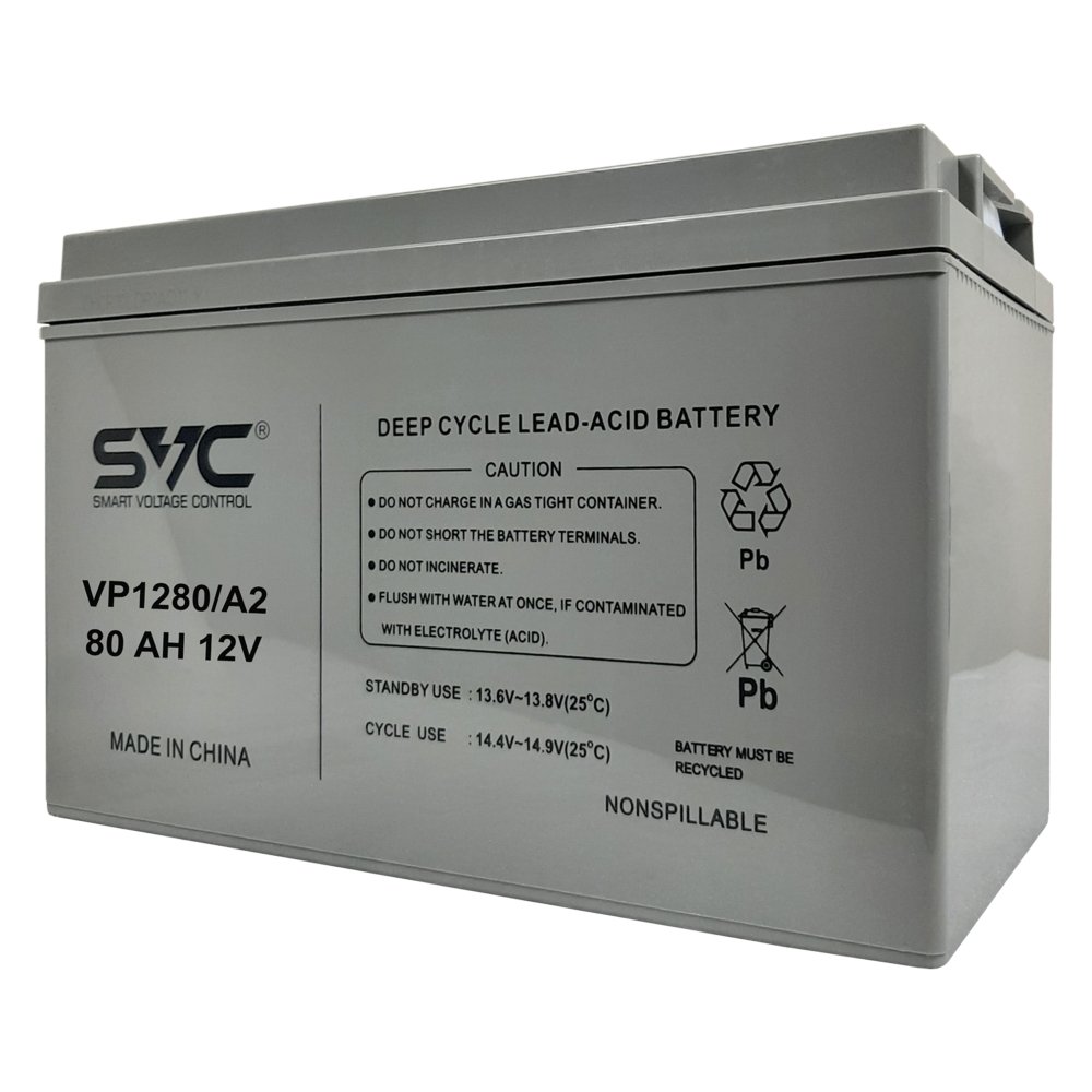 Аккумуляторная батарея SVC VP1280/A2 (12В/80Ач)