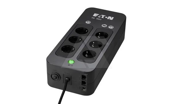 Источник бесперебойного питания Eaton 3S 550 DIN 550ВА, 330Вт, 3+3 евророзеток