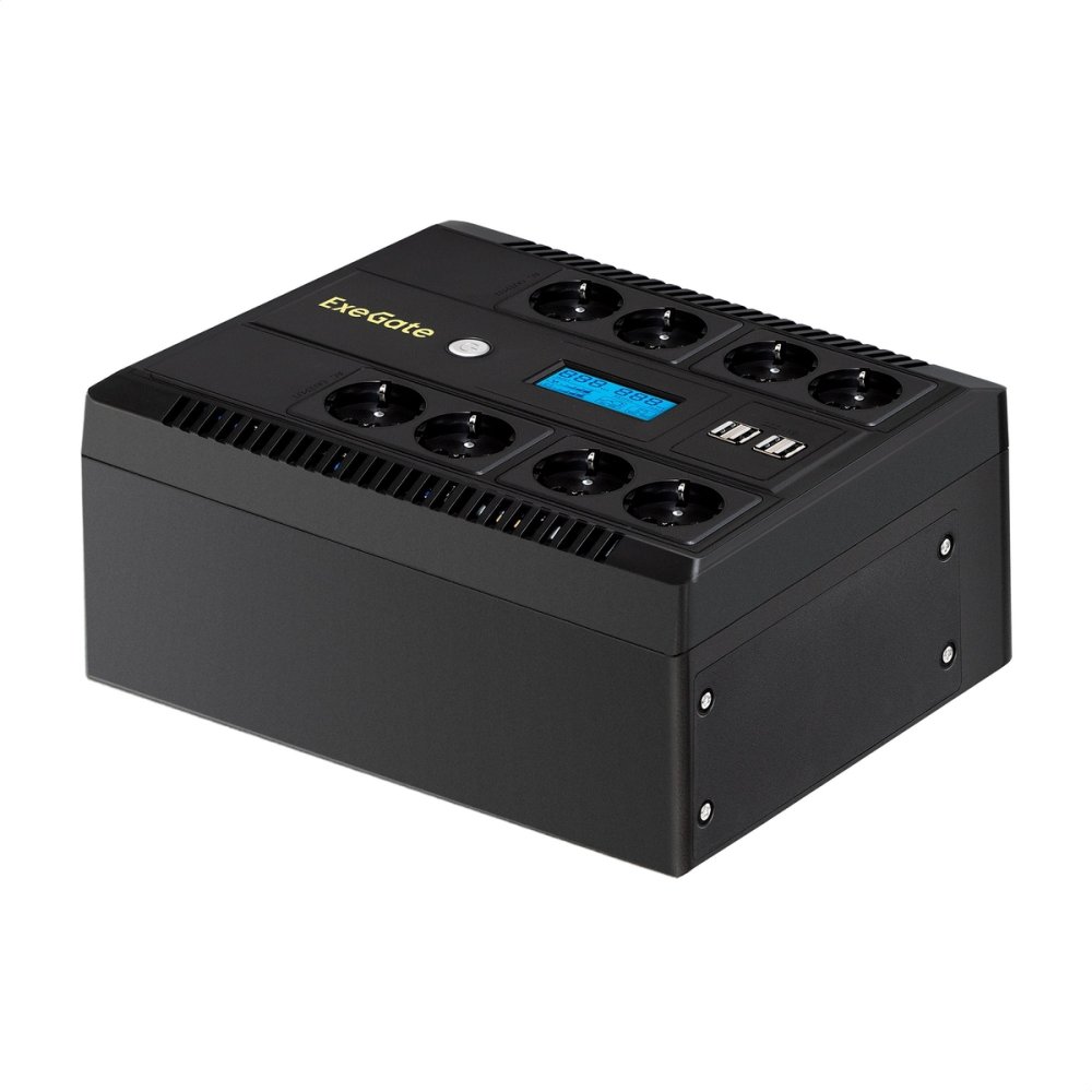 ИБП ExeGate NEO Smart LHB-850.LCD.AVR.8SH.CH.RJ.USB
