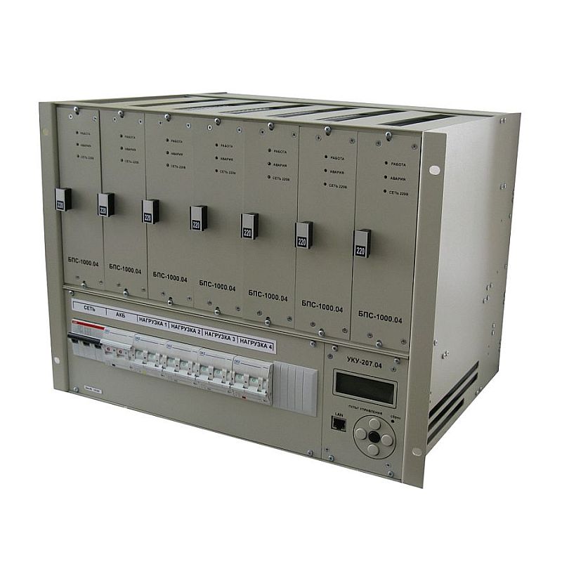 ИБЭП-220(380)/220В-35А-7/7 (1000)-8U-LAN