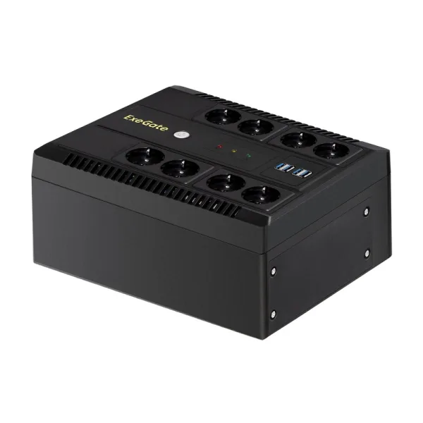 ИБП ExeGate NEO NNB-650.LED.AVR.8SH.CH