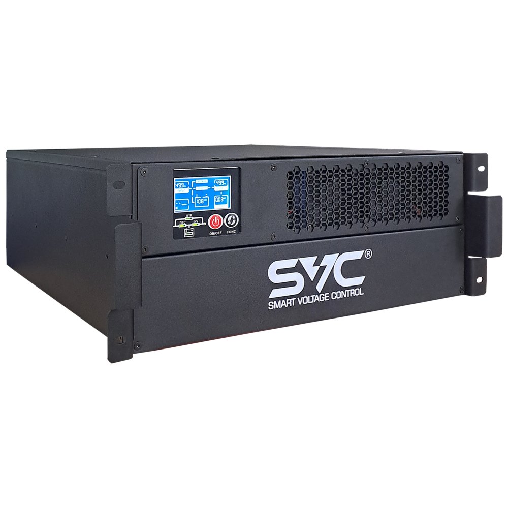 Источник бесперебойного питания SVC RT-3KL-LCD/RP7