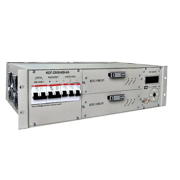 ИБЭП-220/60В-40А-2/2 (1000)-3U
