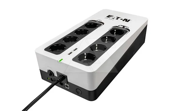 Источник бесперебойного питания Eaton 3S 850 DIN, 850VA, 510W, 4+4 евророзеток, USB