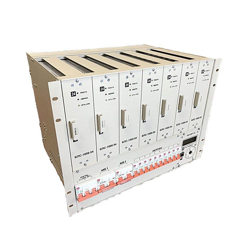 ИБЭП-220(380)/24В-210А-7/7 (1000)-8U-LAN