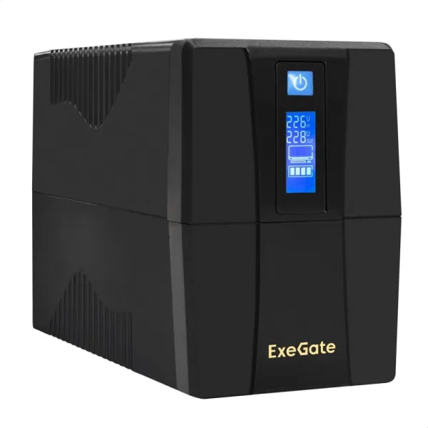ИБП ExeGate SpecialPro Smart LLB-1000.LCD.AVR.2SH.RJ.USB